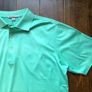 Peter Millar Green Short Sleeve Polo Shirt